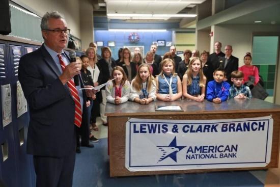 Banks & Bankers (October 10-16) Banks in the News American National Bank (Council Bluffs, Iowa) has opened a branch as part of a bank in school program at Lewis & Clark Elementary School in Council