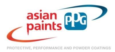 Industrial Coatings - India Asian Paints participates in the Industrial Coatings segment, through two 50:50 JVs with PPG Inc.