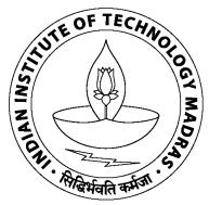 INDIAN INSTITUTE OF TECHNOLOGY MADRAS Chennai 600 036 Telephone: (044) 2257 4426 E-mail: rganti@ee.iitm.ac.in Prof.