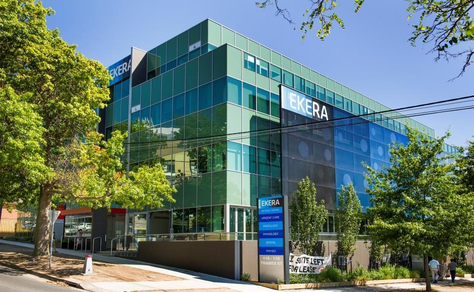 RECENT ACQUISITION Diversification with long-term strategic value Ekera Medical Centre, Box Hill, Victoria Acquired majority interest for A$24.