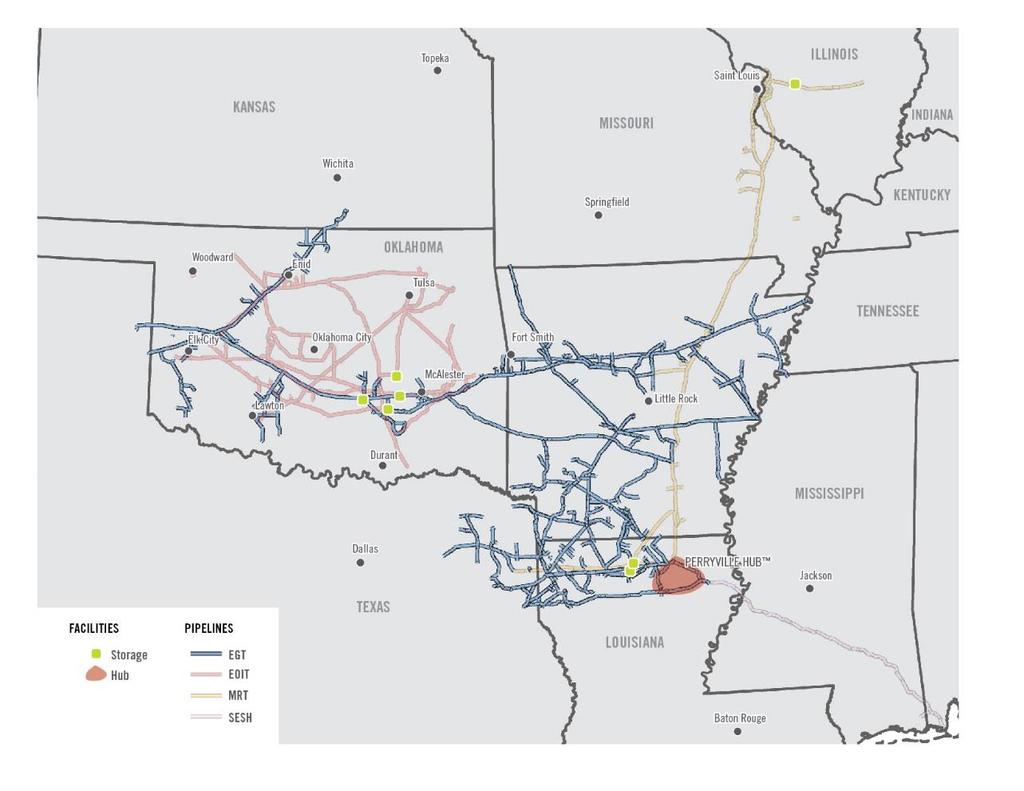 Significant Fee-based Gross Margin from T&S Segment Highlights Transportation and Storage System System utilization demonstrates increased demand from power generation customers Interstate