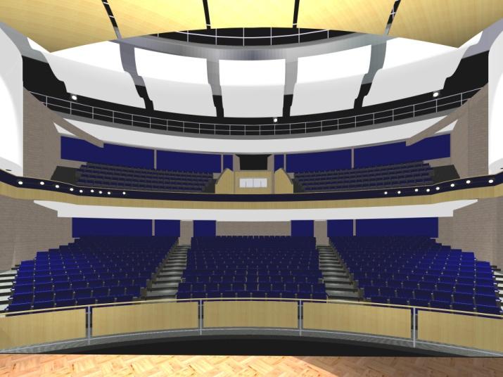 Educational & Performing Arts Center: Total square footage: 74,000 sq. ft.