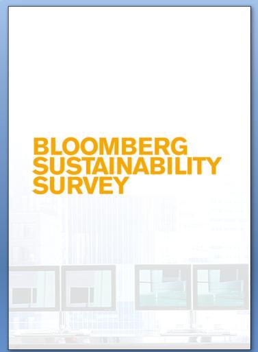 Bloomberg Survey With over 300,000 users, the Bloomberg Professional service provides a great opportunity and platform for you to share information with current