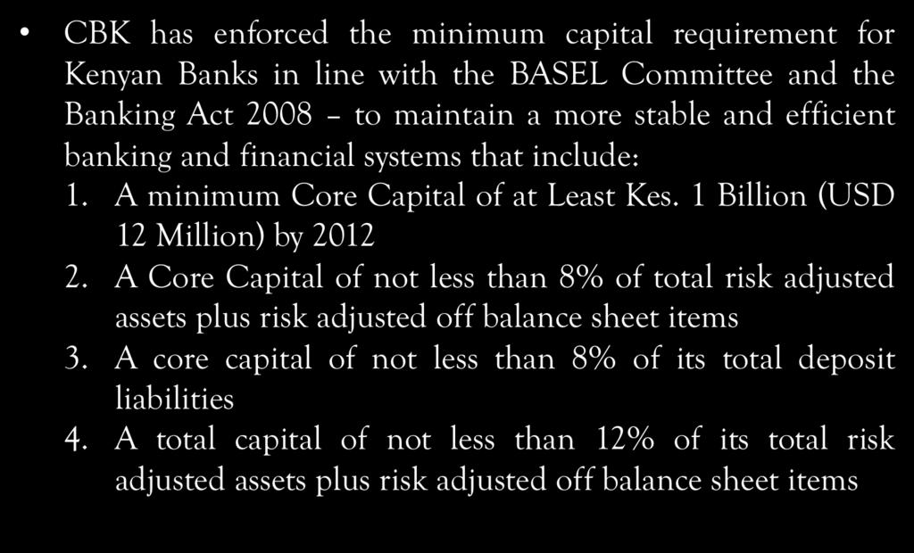 Capital and Liquidity