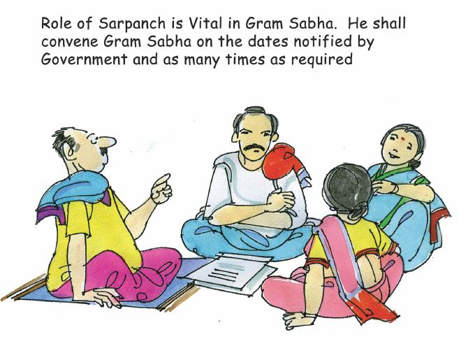 Sarpanch The elected members of the Gram Panchayat elect from among themselves a Sarpanch and a Deputy Sarpanch for a term of