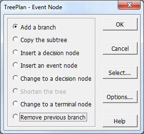 6. Building a Decision Tree in TreePlan 95 Figure 6.