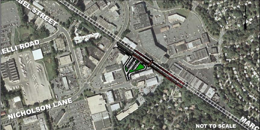 25M - $5M Bikeways TBD MARC Station Concept (2008) Realignment of Parklawn Drive