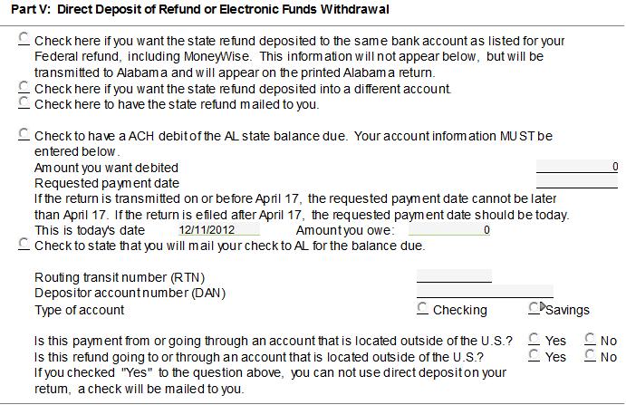 STEP 5: Go to Part IV: General Information on the AL 40 Pg 2. Answer the question, and if the answer is NO, then state a reason for not filing.