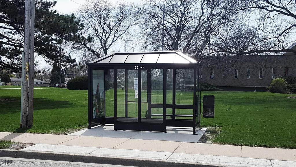 We continue to install new shelters around the region based on ridership data,