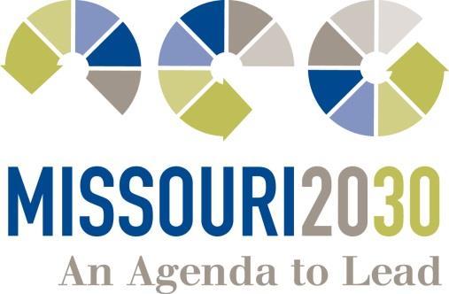 Join the effort Learn more about Missouri 2030 on our website! Sign up to receive progress updates.