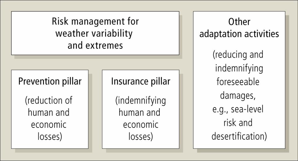 disaster shocks by simply relying on limited external donor aid.