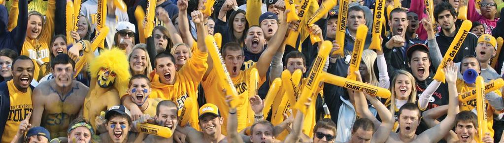 SUPPORTING THE FUTURE The Rocket Fund is the official annual giving program of The University of Toledo Athletic Department.