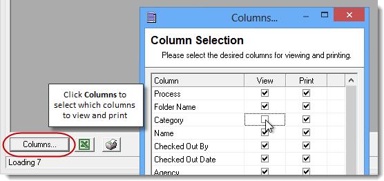 0 (Figure 10.3) The report results can be printed or exported to Microsoft Excel, if necessary. To print a copy of the report, click the Print button.
