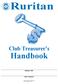 Ruritan. Handbook. Club Treasurer s. Revised 8/17. Ruritan Club. Club Treasurer