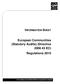 INFORMATION SHEET European Communities (Statutory Audits) (Directive EC) Regulations 2010