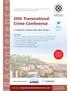 20th Transnational Crime Conference