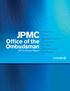 JPMC Ofﬁce of the Ombudsman