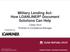 Military Lending Act: How LOANLINER Document Solutions Can Help