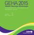 GEHA Health Savings AdvantageSM High-deductible health plan with a health savings account (HSA) (800) 262-GEHA geha.com