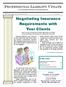 Negotiating Insurance Requirements with Your Clients