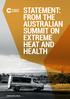 STATEMENT: FROM THE AUSTRALIAN SUMMIT ON EXTREME HEAT AND HEALTH