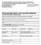 Personal data sheet, civil servants (Beamte) for determining details relating to salary