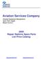 Aviation Services Company Original Equipment Manufacturer Spare Parts Supply Repair Services