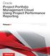 Oracle Project Portfolio Management Cloud Using Project Performance Reporting