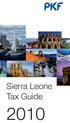 Sierra Leone Tax Guide