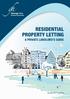 RESIDENTIAL PROPERTY LETTING A PRIVATE LANDLORD S GUIDE