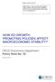 HOW DO GROWTH- PROMOTING POLICIES AFFECT MACROECONOMIC STABILITY?
