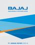 BAJAJ HOLDINGS & INVESTMENT LIMITED. 71 st ANNUAL REPORT