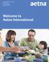 Welcome to Aetna International
