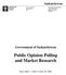 Public Opinion Polling and Market Research