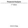 Financial Analysis. 2 nd Edition. Steven M. Bragg
