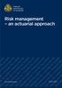 Risk management an actuarial approach