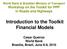 Introduction to the Toolkit Financial Models