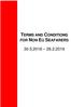 TERMS AND CONDITIONS FOR NON EU SEAFARERS. Terms and Conditions for Non Eu Seafarers