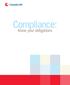Compliance: Know your obligations