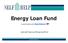Energy Loan Fund.  In partnership with.