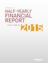 HALF-YEARLY FINANCIAL REPORT AS OF JUNE 30,