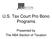 U.S. Tax Court Pro Bono Programs. Presented by The ABA Section of Taxation