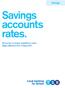 Savings. Savings. accounts rates.
