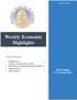Weekly Economic Highlights