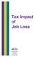 Tax Impact of Job Loss