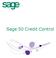 Sage 50 Credit Control