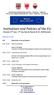 Institutions and Policies of the EU Brussels, 27 th June 6 th July, Rue de Pascale 45 47, 1040 Brussels