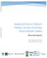MOBILIZATION OF PRIVATE FINANCE BY MULTILATERAL DEVELOPMENT BANKS