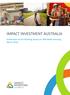 IMPACT INVESTMENT AUSTRALIA. Submission to the Working Group on Affordable Housing, March 2016