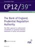 The Bank of England, Prudential Regulation Authority